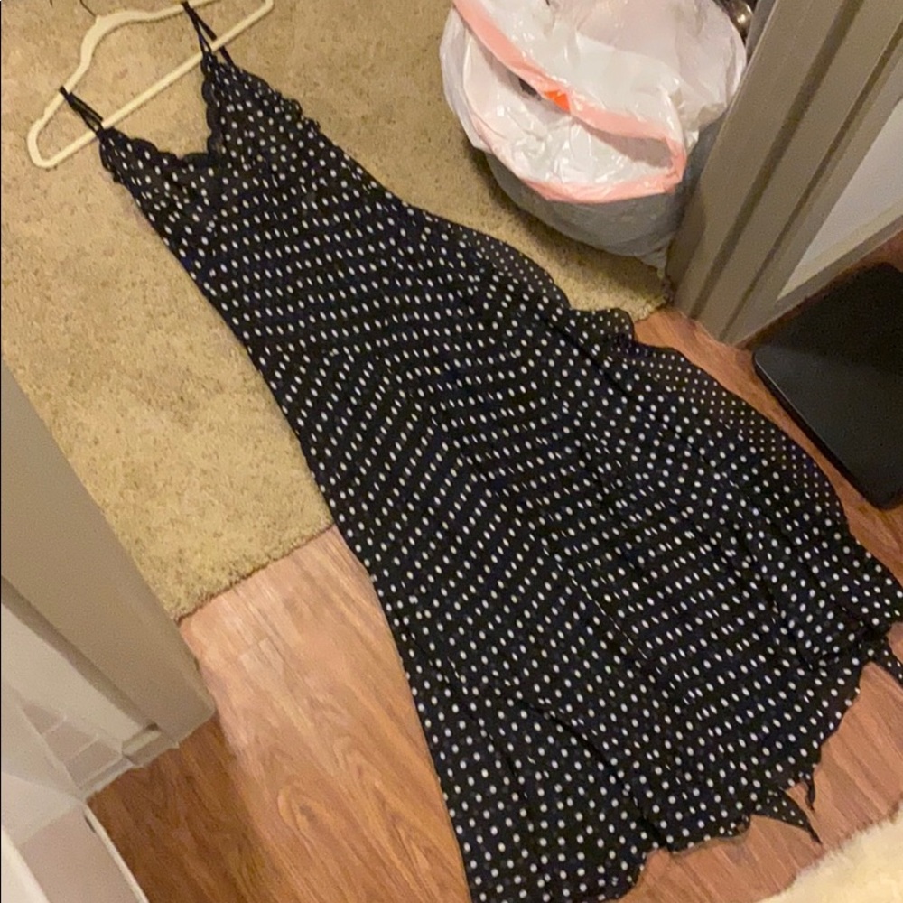 Polka dot dress- sheer